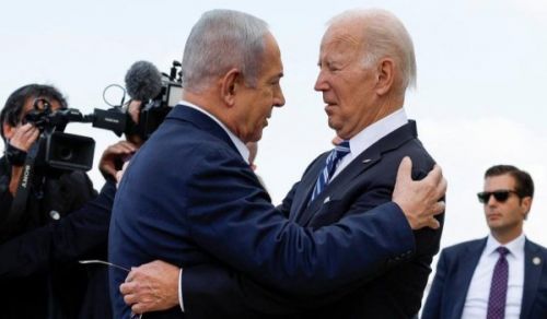 With All Insolence and Impudence, On the Morning of the Gaza Massacre Biden Visits the Jewish Entity and Declares His Solidarity with Them!