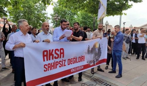 Hizb ut Tahrir / Wilayah Türkiye: A Stand in Ankara in support of Jenin!