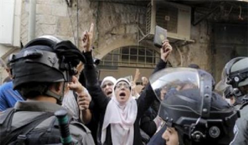 The Aqsa Women are still waiting for Al-Mutasim’s Chivalry in the Muslims’ Armies!!