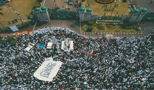 Indonesia Protest: PERPPU NOT ONLY ATTACKS ISLAMIC MASS ORGANIZATIONS BUT ALSO THE ISLAMIC TEACHING
