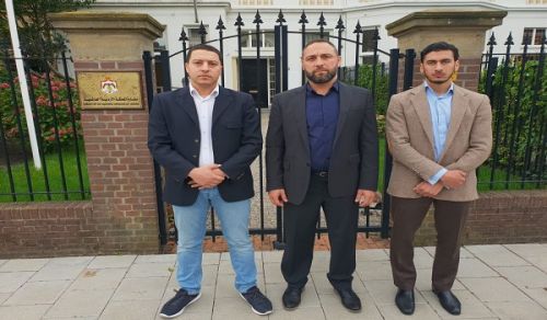 Europe: Delegation to Jordanian Embassy in The Netherlands in Support of Brother Ismail al Wahwah