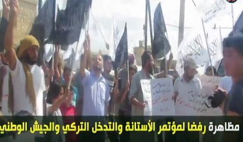 Wilayah Syria: Demonstration in Babka to Reject Astana Conference, Turkish Interference, &amp; Nationalistic Army