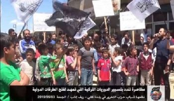 Wilaya Syrien: Demonstration in Killi um die türkische Patrouille zu denunzieren!