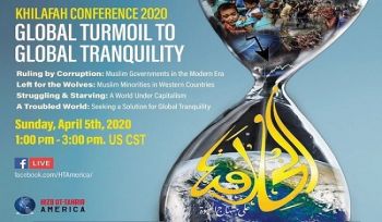 Amerika: Online-Kalifatkonferenz 2020: &quot;Vom globalem Tumult zur globalen Ruhe&quot;