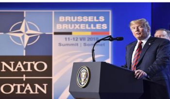 Antwort auf eine Frage Trump und der Nato-Gipfel