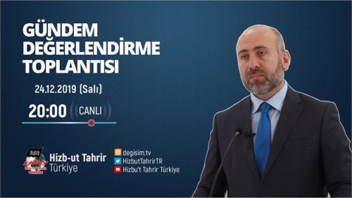 Türkiye Vilayeti: Haftalık Değerlendirme Toplantısı 24/12/2019