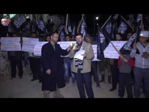 Suriye Vilayeti: Tel El-Kerame&#039;de Şam&#039;daki mücadeleye destek gösterisi