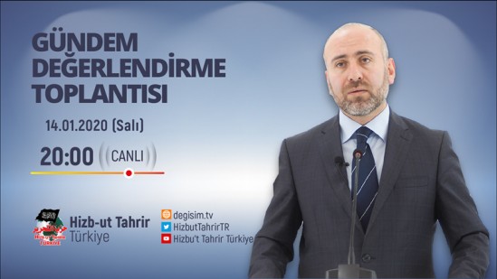 Türkiye Vilayeti: Haftalık Değerlendirme Toplantısı 14/01/2020