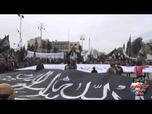 Suriye Vilayeti: Hizb-ut Tahrir&#039;den İdlib&#039;de Gösteri