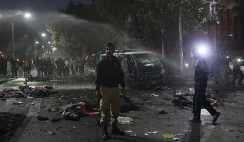 لاہور بم دھماکہ : امریکی سفارت خانہ اور اڈے بند کرو