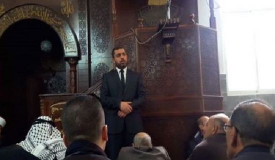 حزب التحریر فلسطین: مسجد میں بیان