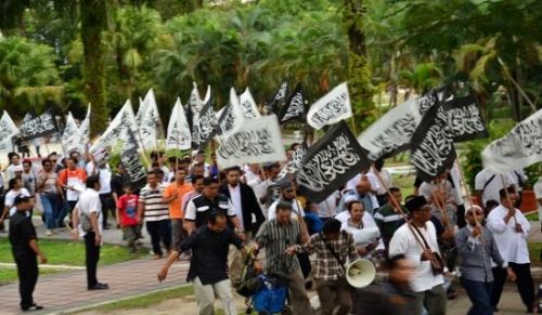 حزب التحریر ملیشیا: انہدامِ خلافت کی یاد میں بڑی عوامی تقریبات