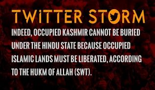 Wilaya Pakistan: Twitter Sturm   „Kaschmir zu befreien ist eine religiöse Pflicht!“