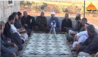 Minbar Ummah: Eine Gruppe hochangesehener Leute und Bürger vom Maara al-Nu'man, bei der Provinz Idlib Süd, erklären in einer Stellungnahme die Übernahme des offenen Briefes von Hizb ut Tahrir / Wilayah Syrien