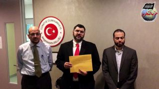 كندا: وفد من حزب التحرير توجه للقنصلية التركية نصرة لأهل حلب وسوريا