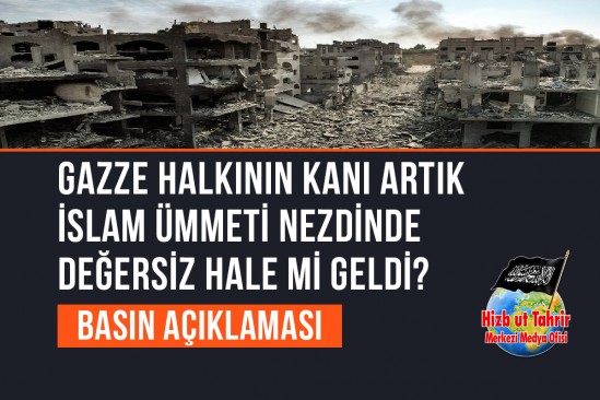 Gazze Halkının Kanı Artık İslam Ümmeti Nezdinde Değersiz Hale mi Geldi?